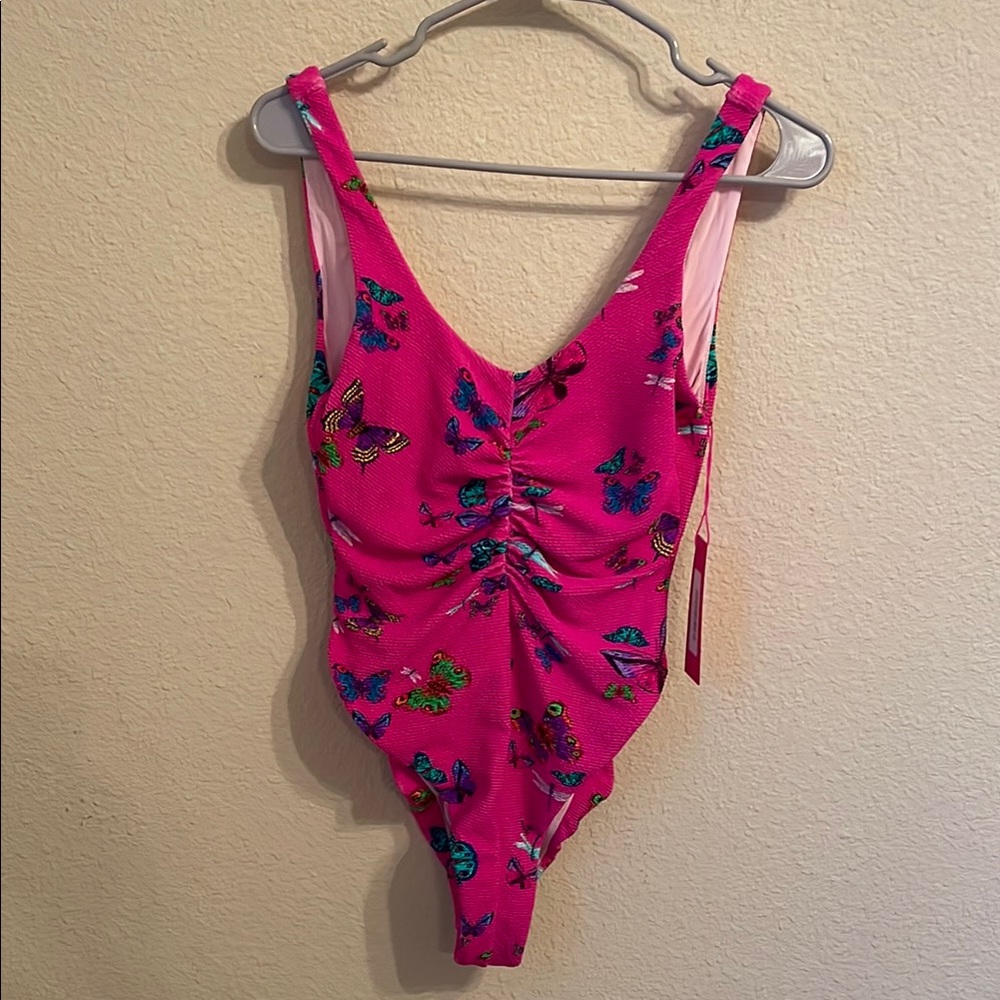 Terez New with Tags Pink  Butterfly Swimsuit